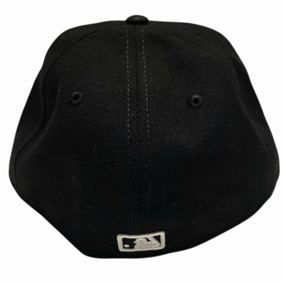 New Era Umpire Hat Black Desert Storm Army Camo MLB Fitted Cap 7 1/8 Baseball - Picture 6 of 10